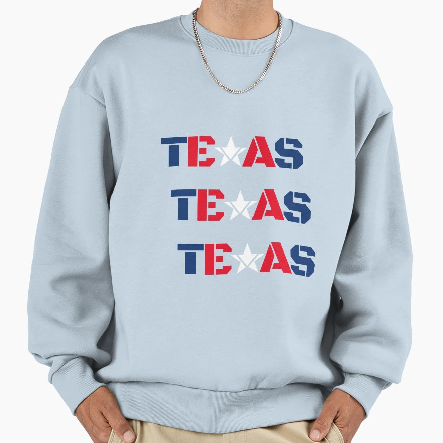 Texas Star Sweatshirt - Novelty Apparel Unisex - T-Shirt, Sweatshirt, Hoodie