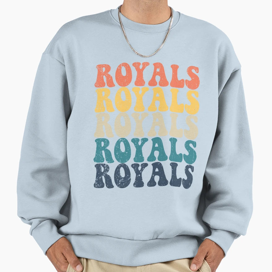 Royals High School Royals Sports Sweatshirt - Custom Art Print for Adults - T-Shirt, Sweatshirt, Hoodie