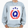 Red Blue Stars Sweatshirt - Minimalist Print Men Women - T-Shirt, Sweatshirt, Hoodie