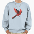 Minimalist Northern Cardinal Line Art Sweatshirt - Graphic Print Men Women - T-Shirt, Sweatshirt, Hoodie