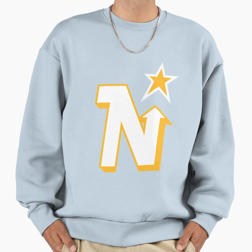 Minnesota North Stars Logo Sweatshirt - Custom Art Print Men Women - T-Shirt, Sweatshirt, Hoodie