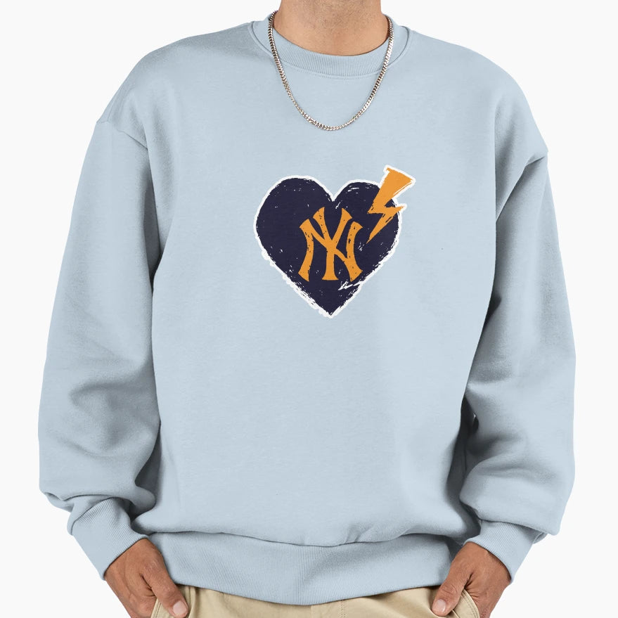 Ny Heart Sweatshirt - Trendy Graphic for Adults - T-Shirt, Sweatshirt, Hoodie