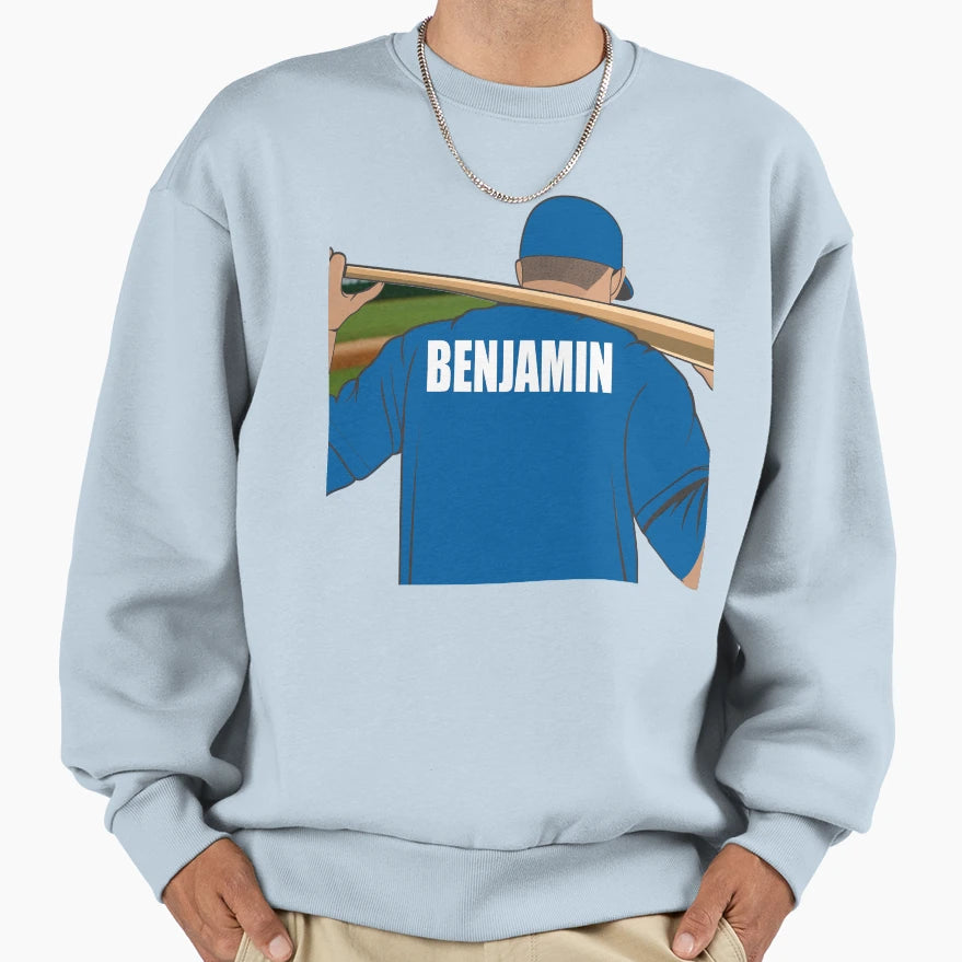 Benjamin Baseball Sweatshirt - Streetwear Style Men Women - T-Shirt, Sweatshirt, Hoodie