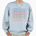 Chicago Sweatshirt - Custom Art Print Men Women - T-Shirt, Sweatshirt, Hoodie