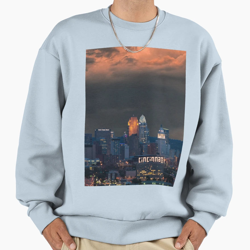 Stormy Cincinnati Great Sweatshirt - Casual Everyday Wear Men Women - T-Shirt, Sweatshirt, Hoodie