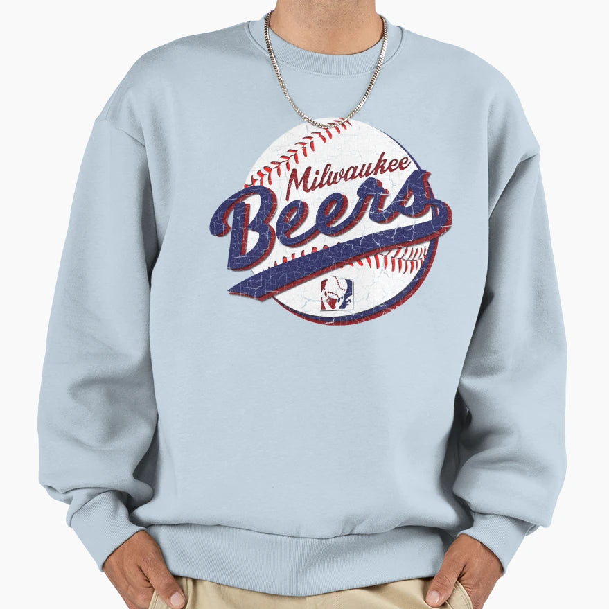 Milwaukee Beers Sweatshirt - Novelty Apparel for Adults - T-Shirt, Sweatshirt, Hoodie