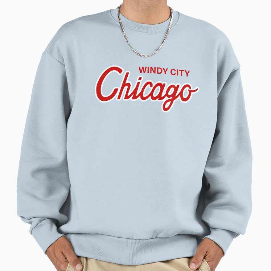Windy City Chicago 1990S Snapback Sweatshirt - Aesthetic Graphic Unisex - T-Shirt, Sweatshirt, Hoodie