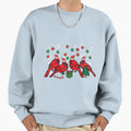 Cardinal Birds Santa Sweatshirt - Aesthetic Graphic for Adults - T-Shirt, Sweatshirt, Hoodie