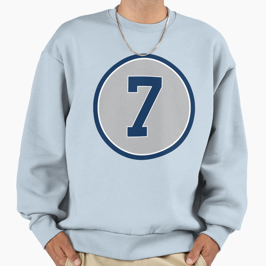 Mickey Mantle 7 Away Jersey Number Sweatshirt - Graphic Print for Adults - T-Shirt, Sweatshirt, Hoodie