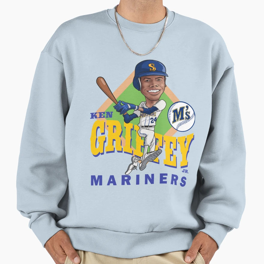 Ken Griffey Jr Sweatshirt - Graphic Print for Adults - T-Shirt, Sweatshirt, Hoodie