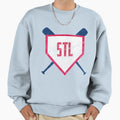 St Louis Abbreviation Baseball Sweatshirt - Custom Art Print for Adults - T-Shirt, Sweatshirt, Hoodie