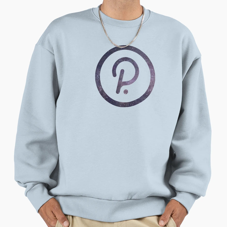 Polkadot Dot Galaxy Logo Sweatshirt - Novelty Apparel Men Women - T-Shirt, Sweatshirt, Hoodie