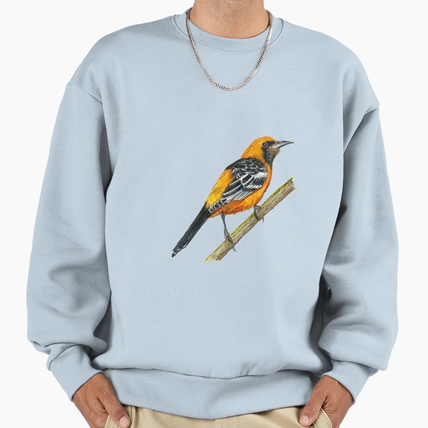 Hooded Oriole Sweatshirt - Streetwear Style for Adults - T-Shirt, Sweatshirt, Hoodie