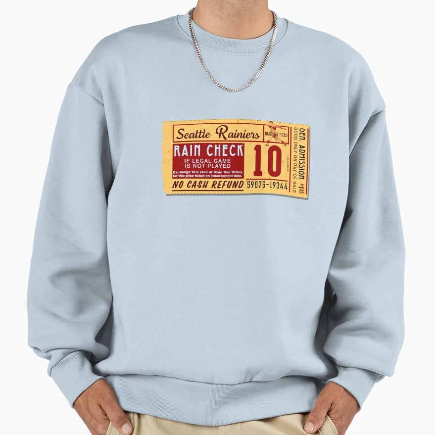 Seattle Rainiers Ticket Sweatshirt - Novelty Apparel Men Women - T-Shirt, Sweatshirt, Hoodie