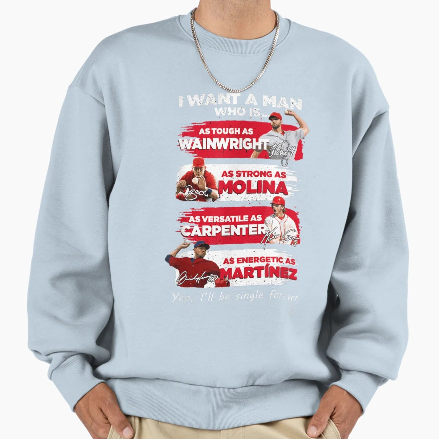 Yadier Molina Cardinals Sweatshirt - Fun Novelty Design Men Women - T-Shirt, Sweatshirt, Hoodie