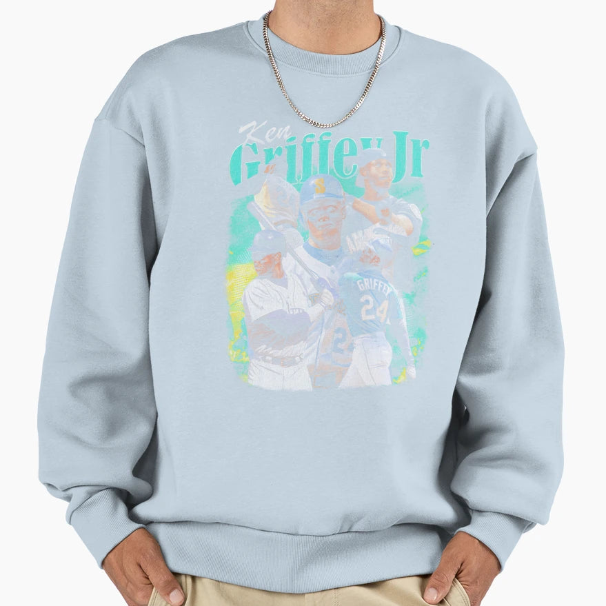 Ken Grifey Jr 24 Sweatshirt - Unique Graphic Unisex - T-Shirt, Sweatshirt, Hoodie