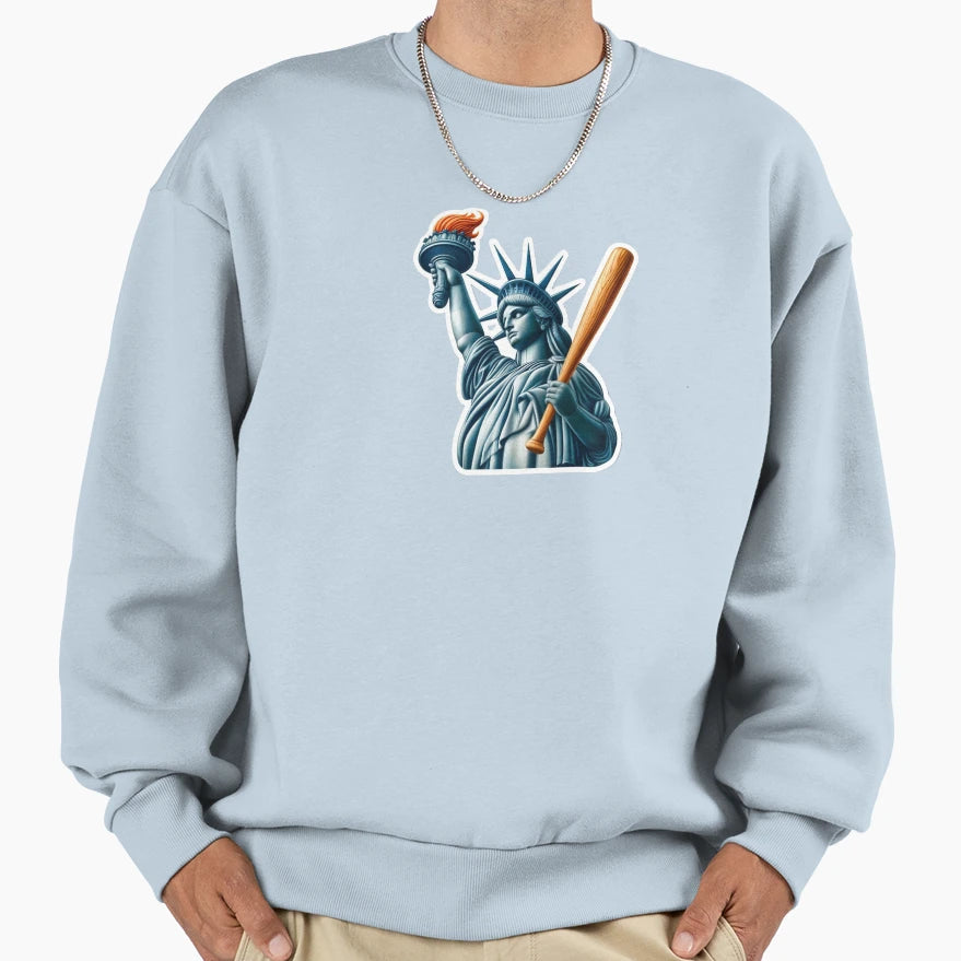 New Yorks Tribute To Baseball Sweatshirt - Casual Everyday Wear for Adults - T-Shirt, Sweatshirt, Hoodie