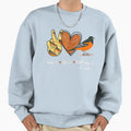 Peace Love Baltimore Oriole Bird Sweatshirt - Novelty Apparel Unisex - T-Shirt, Sweatshirt, Hoodie