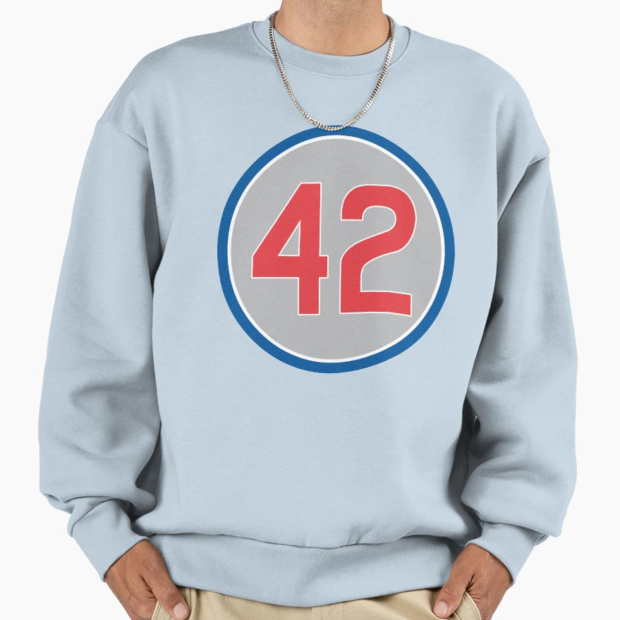 Bruce Sutter 42 Jersey Number Sweatshirt - Minimalist Print Men Women - T-Shirt, Sweatshirt, Hoodie
