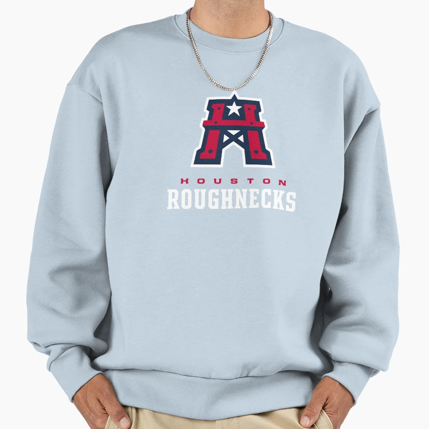 Tx Texas Houston Roughnecks Sweatshirt - Aesthetic Graphic Men Women - T-Shirt, Sweatshirt, Hoodie