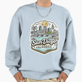 San Diego California Skyline Sweatshirt - Custom Art Print Men Women - T-Shirt, Sweatshirt, Hoodie