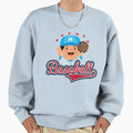 Baseball Player Logo Sweatshirt - Unique Graphic Men Women - T-Shirt, Sweatshirt, Hoodie