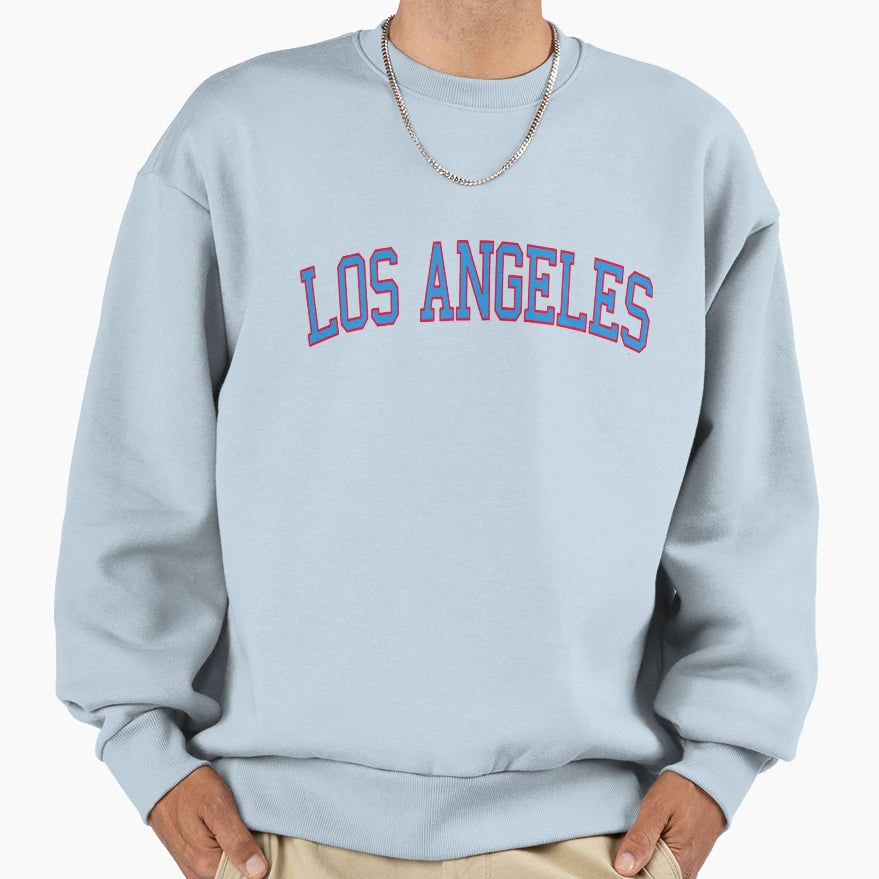 Los Angeles C Sports College Font Sweatshirt - Trendy Graphic for Adults - T-Shirt, Sweatshirt, Hoodie