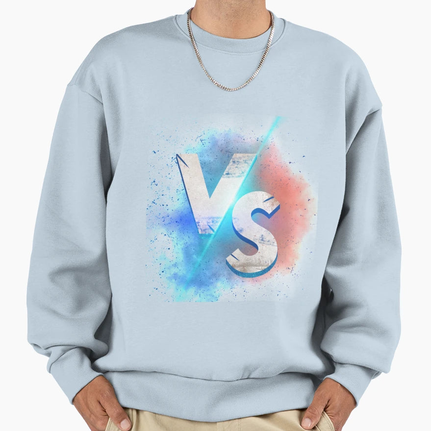 Colorful Vs Sweatshirt - Aesthetic Graphic Unisex - T-Shirt, Sweatshirt, Hoodie