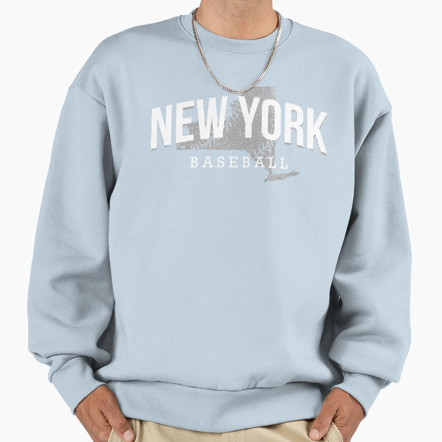 New York Baseball 3 Sweatshirt - Custom Art Print Men Women - T-Shirt, Sweatshirt, Hoodie