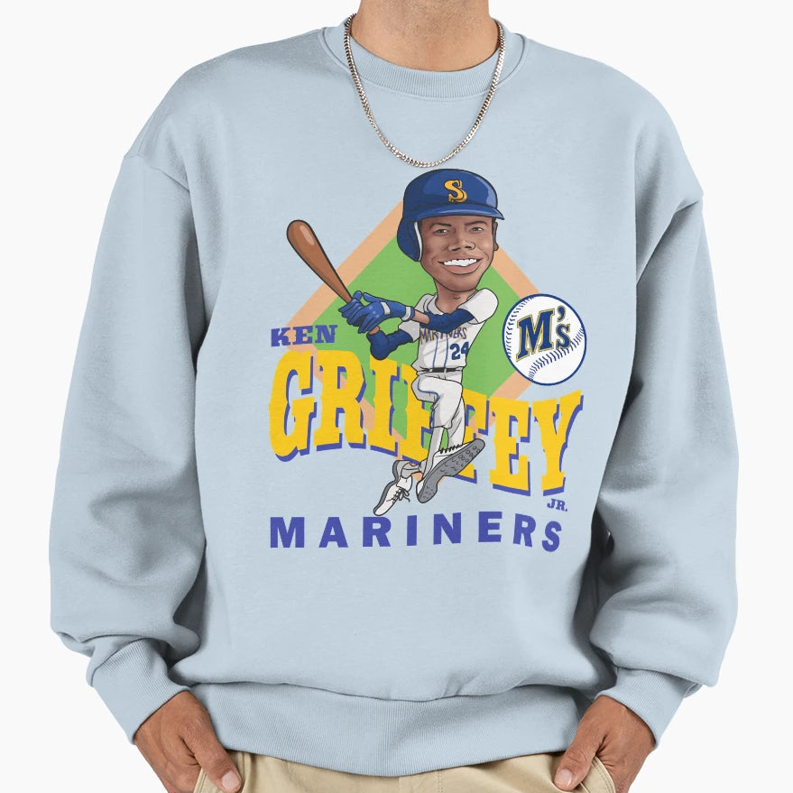 Lucky Gang Athletes Cunning Ken Sweatshirt - Minimalist Print for Adults - T-Shirt, Sweatshirt, Hoodie