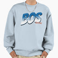 Bos Boston Iata Airport Code Sweatshirt - Custom Art Print for Adults - T-Shirt, Sweatshirt, Hoodie