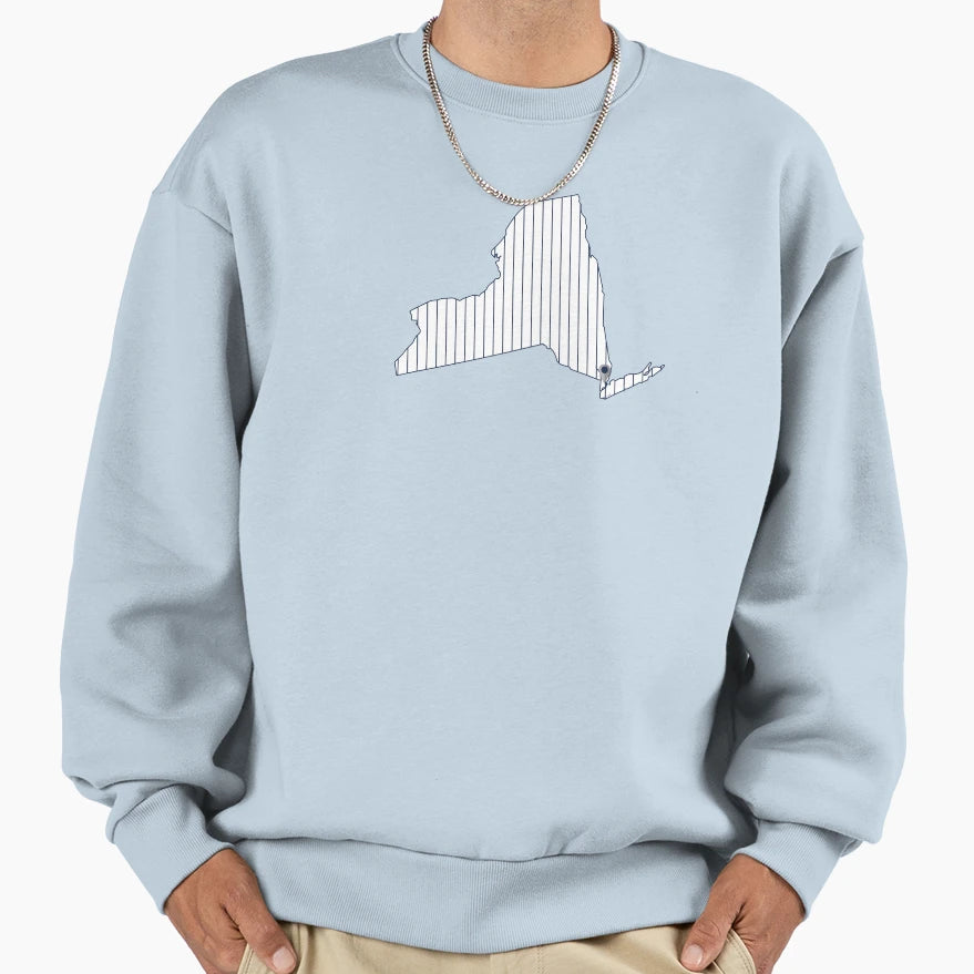 New York Baseball Sweatshirt - Casual Everyday Wear Men Women - T-Shirt, Sweatshirt, Hoodie