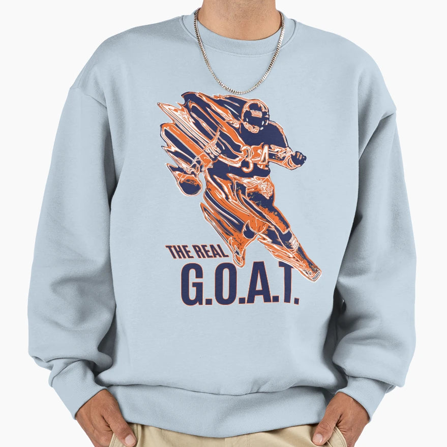 Greatest All Time Walter Payton Sweatshirt - Graphic Print for Adults - T-Shirt, Sweatshirt, Hoodie