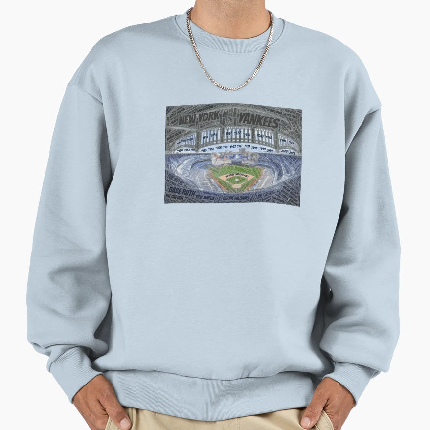 House That Ruth Built Stadium Tribute Sweatshirt - Custom Art Print Unisex - T-Shirt, Sweatshirt, Hoodie