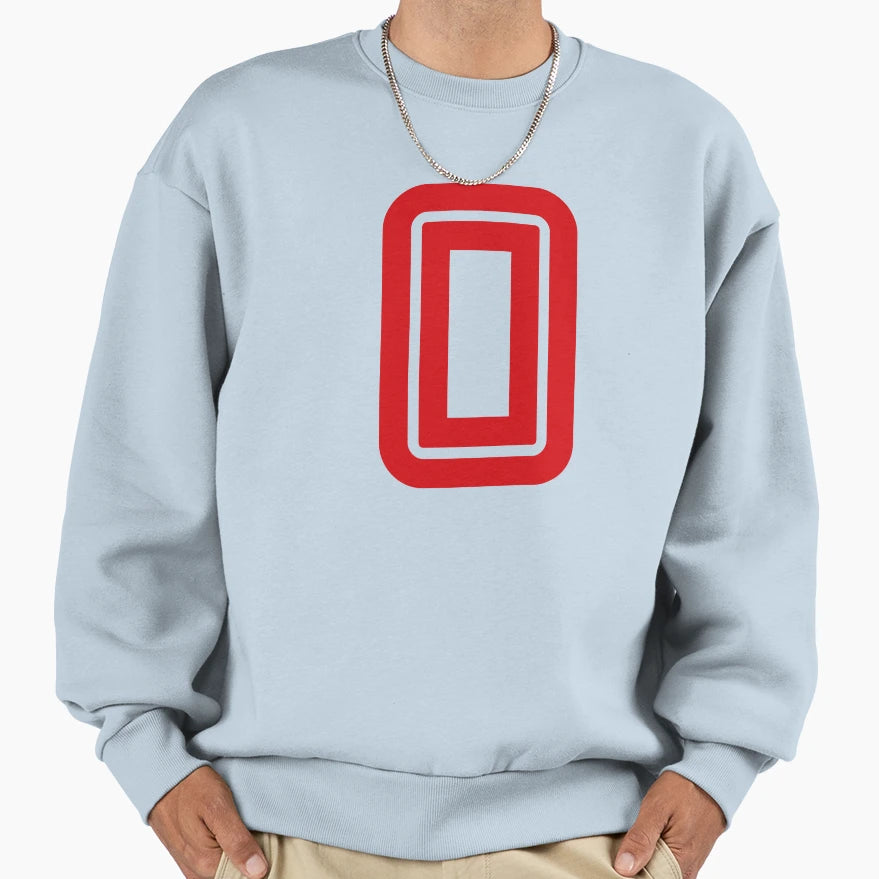 No 0 Player Number Zero Football Sweatshirt - Trendy Graphic Men Women - T-Shirt, Sweatshirt, Hoodie
