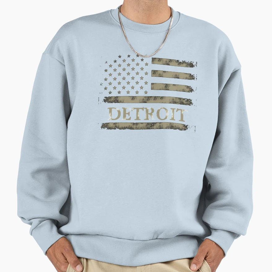 Detroit Sweatshirt - Trendy Graphic Men Women - T-Shirt, Sweatshirt, Hoodie