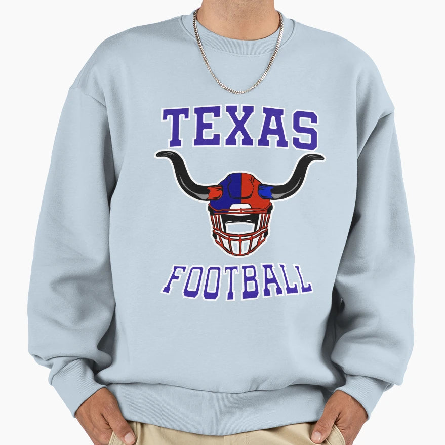 Texas Football T-Shirt - Novelty Apparel for Adults - T-Shirt, Sweatshirt, Hoodie