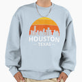 Houston Texas Skyline Pride I Sweatshirt - Fun Novelty Design Unisex - T-Shirt, Sweatshirt, Hoodie