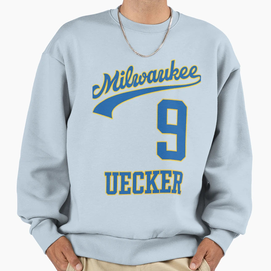 Bob Uecker Baseball Jersey Sweatshirt - Fun Novelty Design for Adults - T-Shirt, Sweatshirt, Hoodie