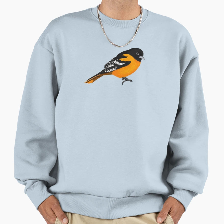 Oriole Bird Birdlover Bird Watcher Sweatshirt - Graphic Print Men Women - T-Shirt, Sweatshirt, Hoodie