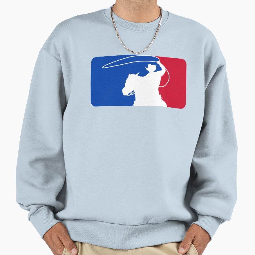 Rodeo League Sweatshirt - Minimalist Print for Adults - T-Shirt, Sweatshirt, Hoodie