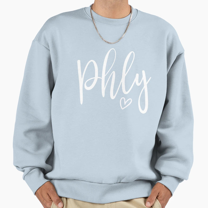 Phly Philadelphia My Home Love Sweatshirt - Trendy Graphic Men Women - T-Shirt, Sweatshirt, Hoodie