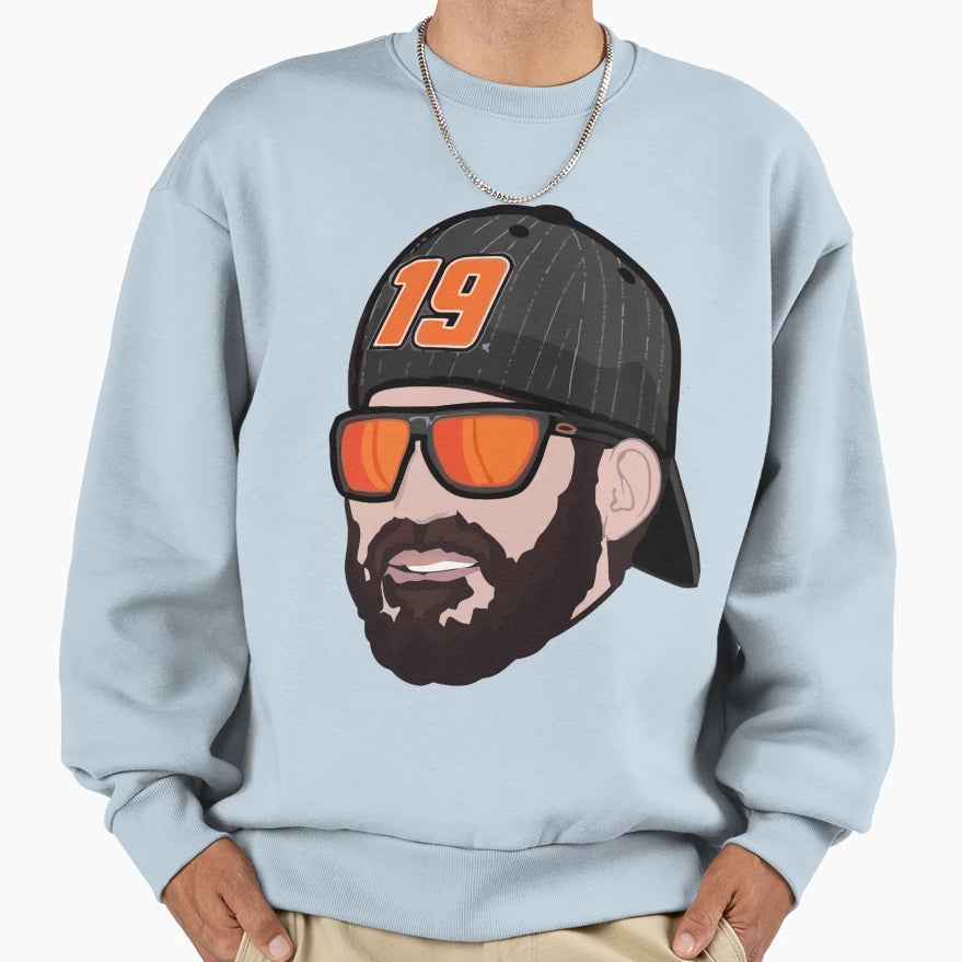 19 Jr Racer Sweatshirt - Fun Novelty Design Men Women - T-Shirt, Sweatshirt, Hoodie