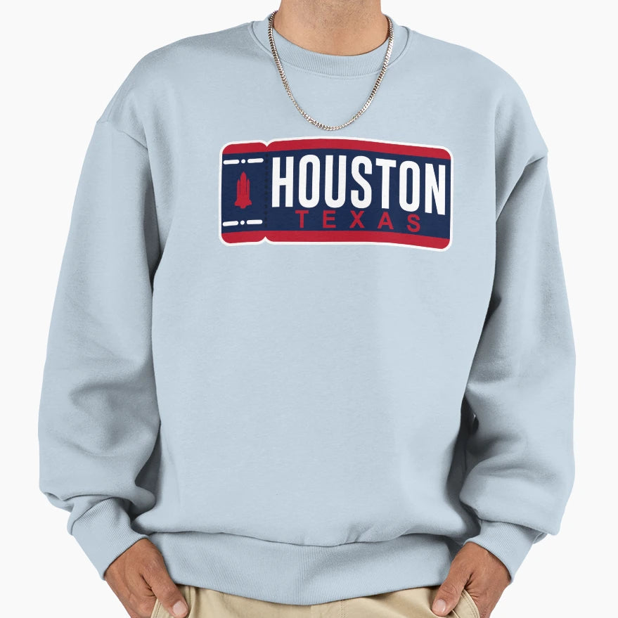 Houston Ticket City Sweatshirt - Graphic Print Unisex - T-Shirt, Sweatshirt, Hoodie
