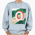 O Stylized Block Letters Geometric Sweatshirt - Unique Graphic Unisex - T-Shirt, Sweatshirt, Hoodie