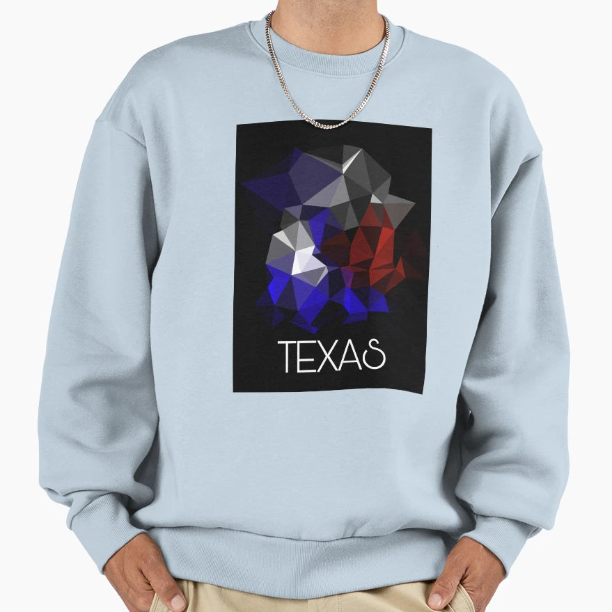 Texas National Flag Sweatshirt - Unique Graphic Unisex - T-Shirt, Sweatshirt, Hoodie