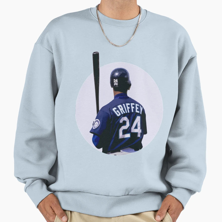 Ken Griffey Jr Sweatshirt - Minimalist Print for Adults - T-Shirt, Sweatshirt, Hoodie