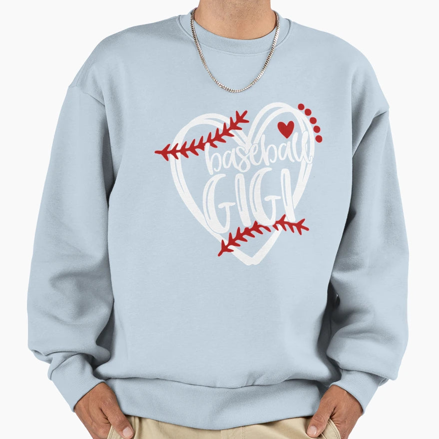 Baseball Gigi Sweatshirt - Graphic Print Unisex - T-Shirt, Sweatshirt, Hoodie
