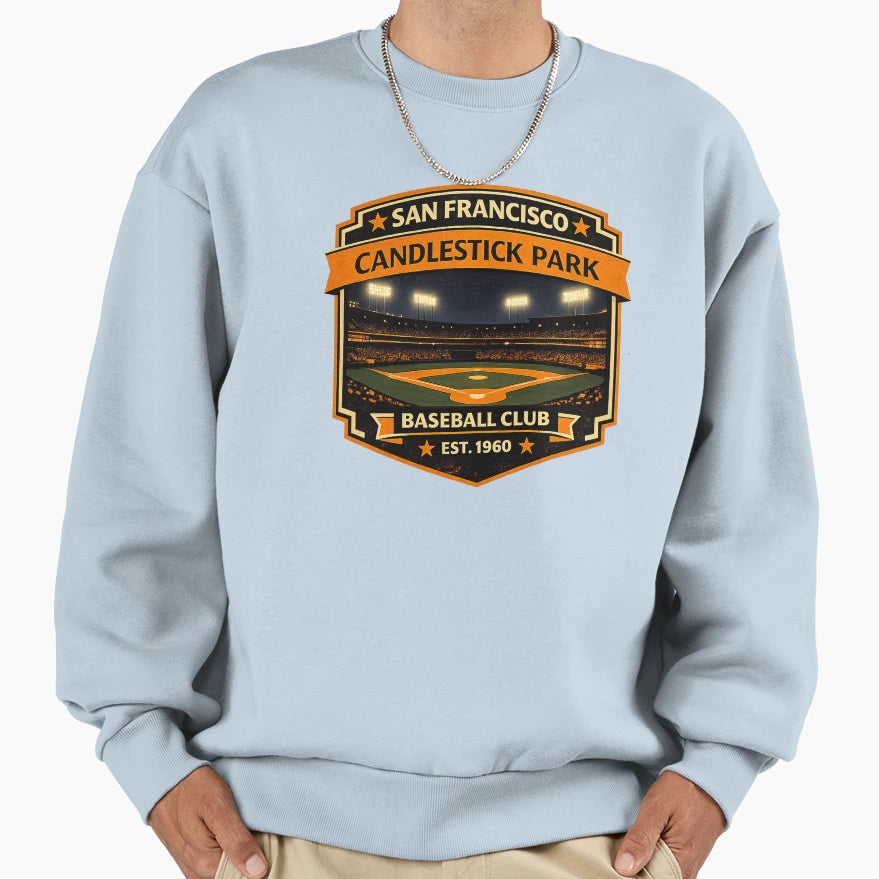 Candlestick Park San Francisco T-Shirt - Fun Novelty Design Men Women - T-Shirt, Sweatshirt, Hoodie