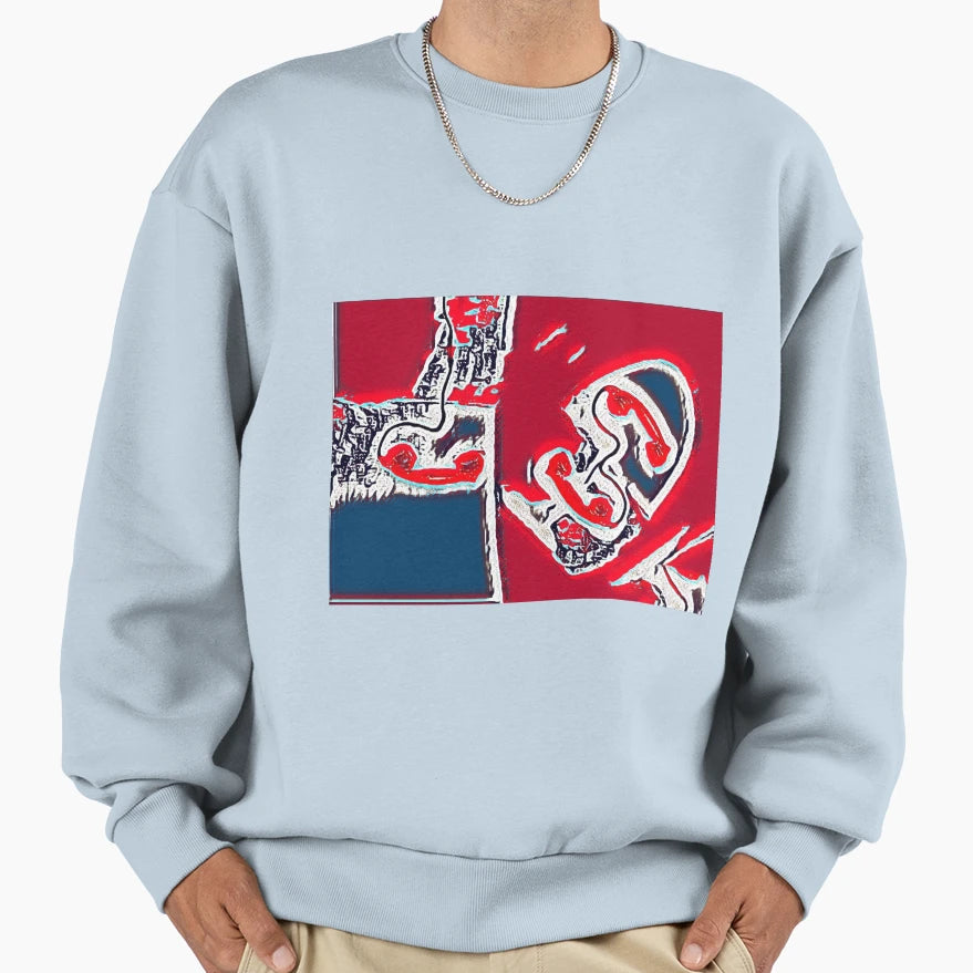 Red Phone Line Sweatshirt - Casual Everyday Wear Unisex - T-Shirt, Sweatshirt, Hoodie